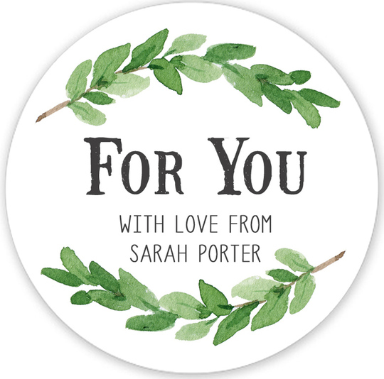 Two Sprigs Gift Stickers